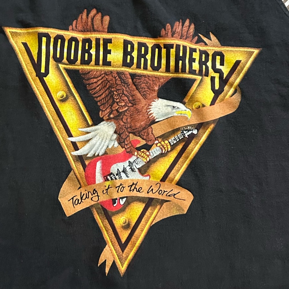 Vintage Doobie Brothers Concert Tank! Made in USA!  Hanes!